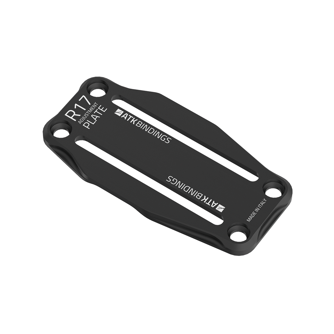 R17 - 30mm HEEL PLATE FOR RACE BINDINGS WITH SKIBRAKE